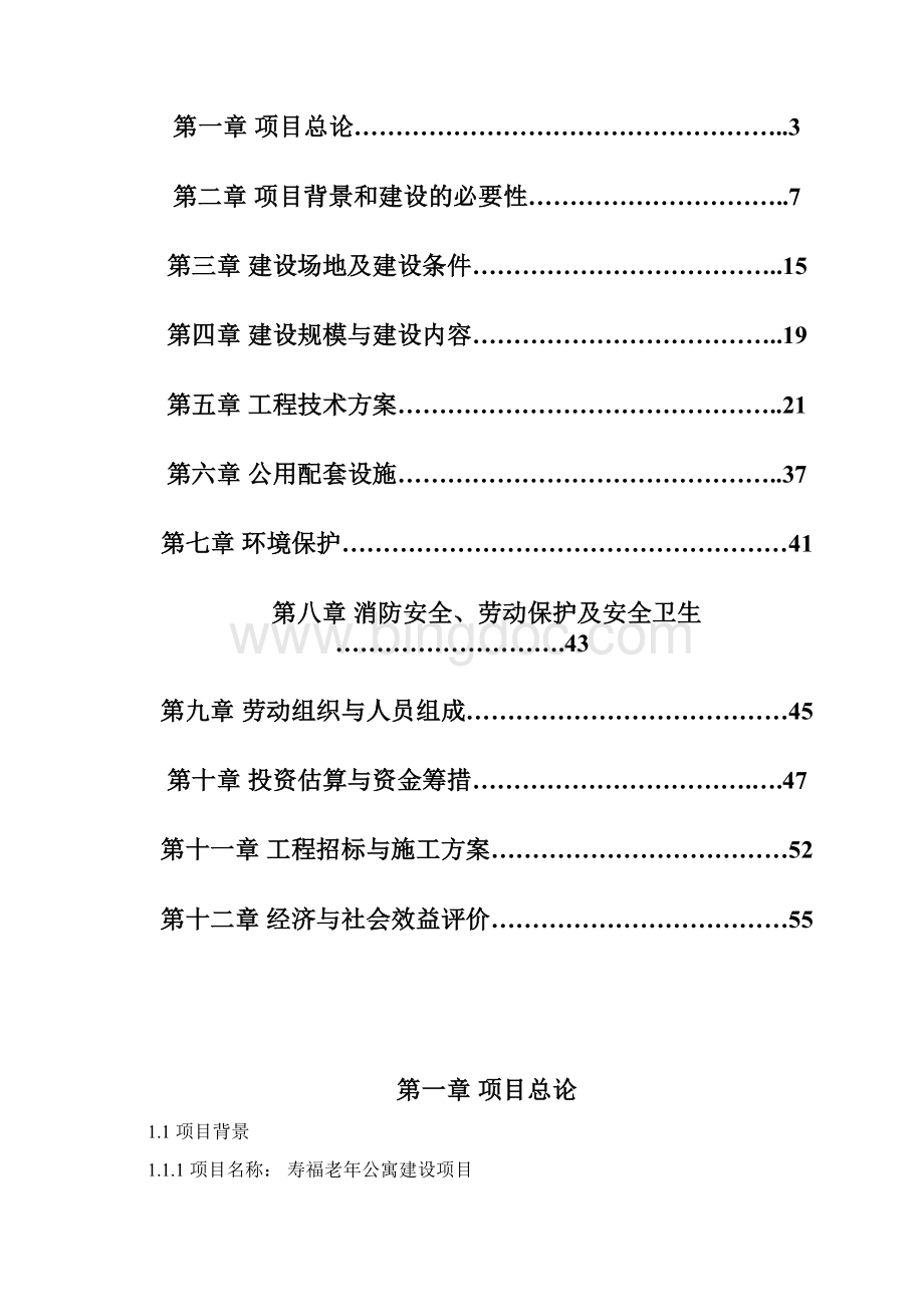 寿福老年公寓建设项目可行性研究报告.docx_第2页