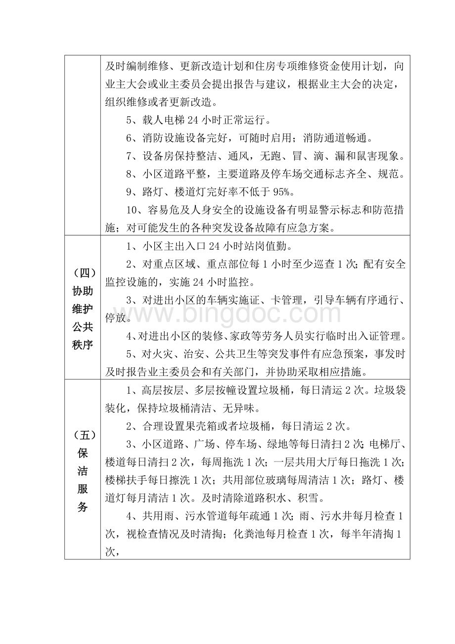 九江市住宅物业服务等级指导标准Word文档格式.doc_第3页