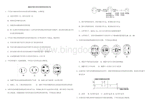 高考生物专题复习练习卷减数分裂和有丝分裂的综合练习卷.docx