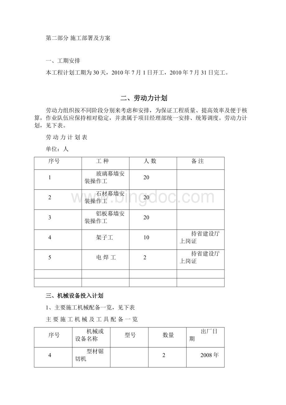 玻璃石材铝板幕墙施工方案.docx_第3页