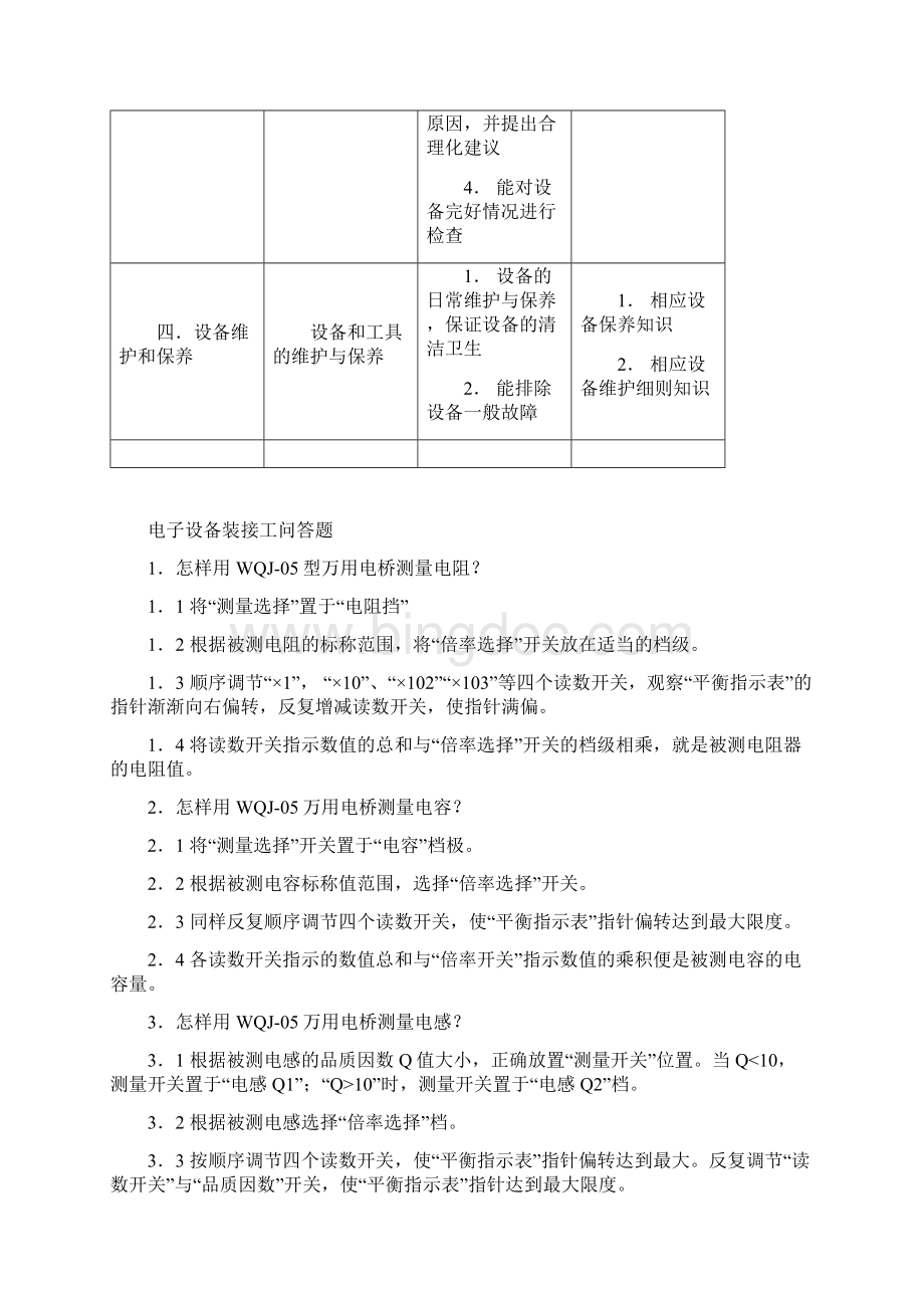 电子设备装接工部分习题.docx_第2页