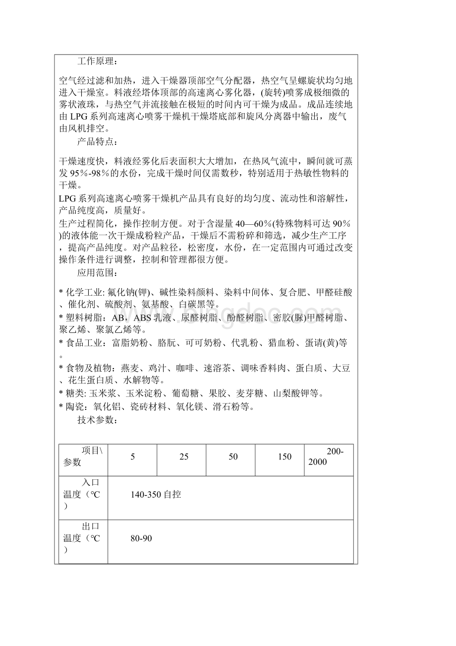 淀粉烘干机设备Word格式文档下载.docx_第2页