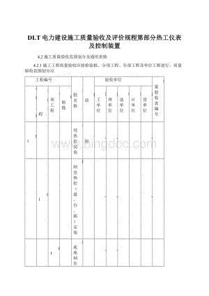 DLT电力建设施工质量验收及评价规程第部分热工仪表及控制装置.docx