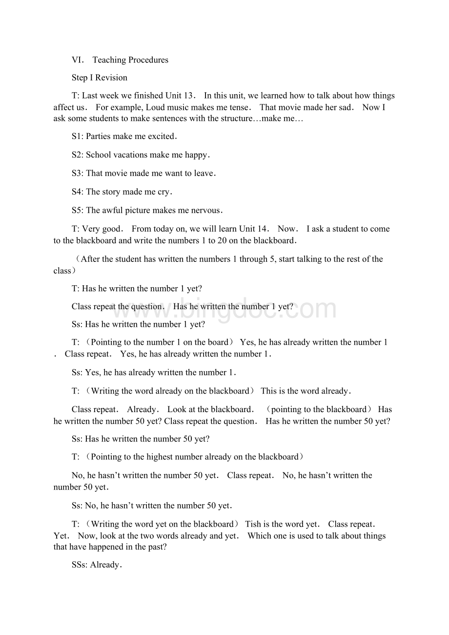 九年级英语下册unit 14英文教案.docx_第2页