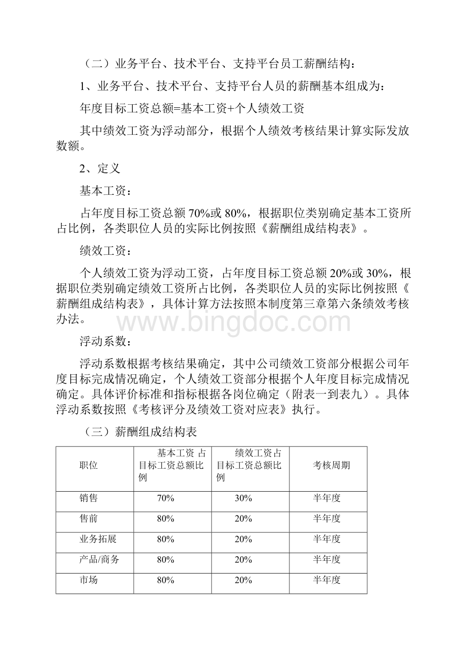 最新员工薪酬和绩效考核制度全资料Word文件下载.docx_第2页