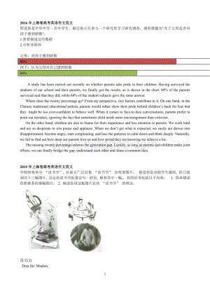 历届上海高考英语作文范文.doc