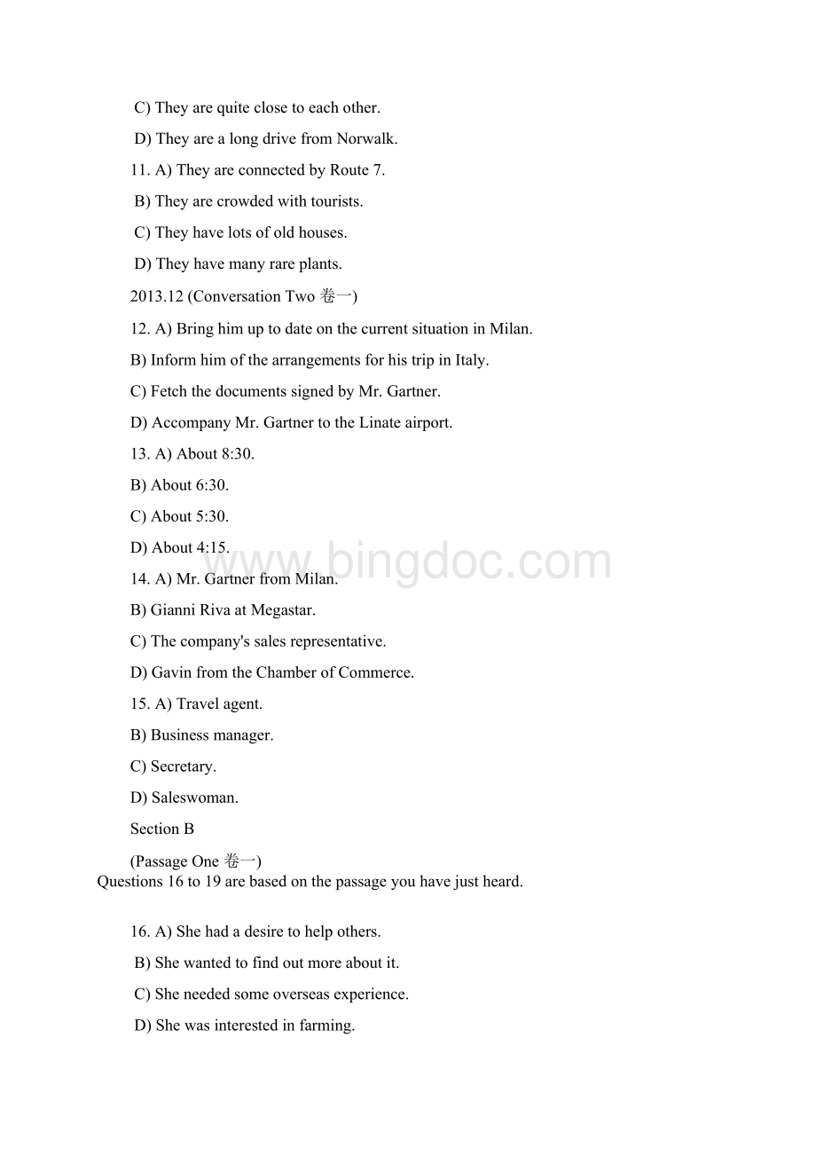 大学英语四级考试真题 一文档格式.docx_第3页