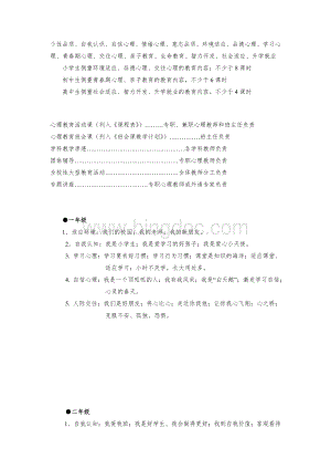 学校心理健康教育课程设置.doc