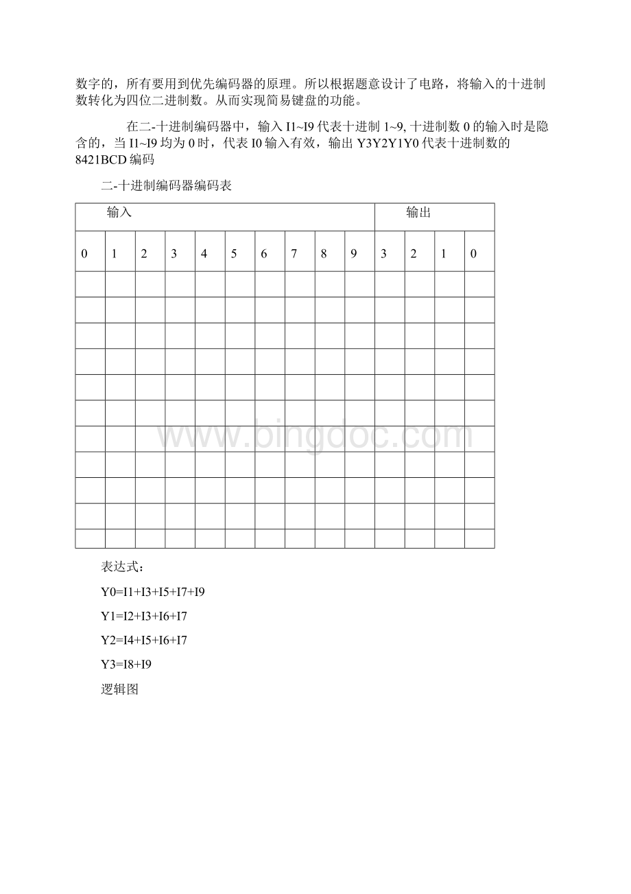 数字电路课程设计设计一个简易键盘.docx_第2页