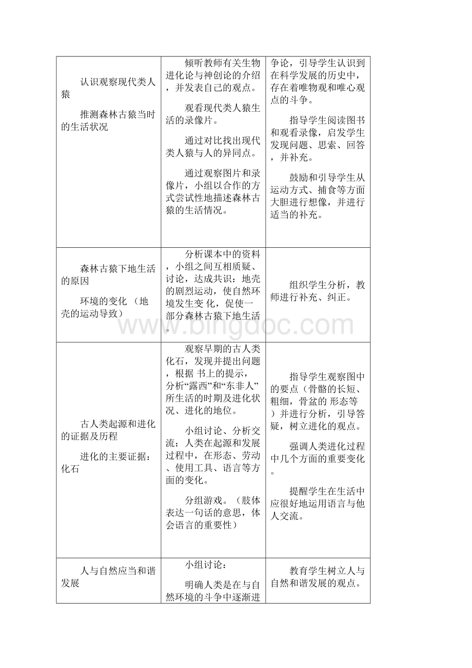 新课标人教版七年级生物下册教案文档格式.docx_第2页