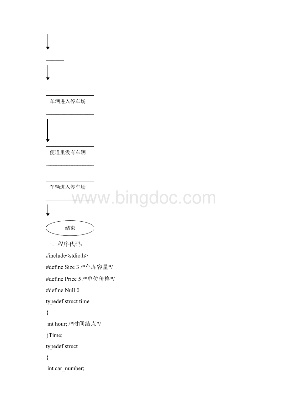 停车场管理系统数据结构课程设计.docx_第3页