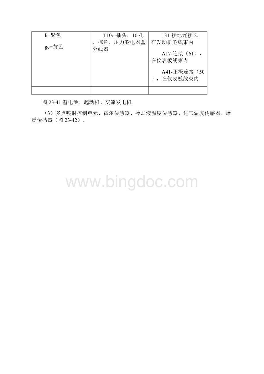 一汽奥迪A6维修手册带电路图第23章全车电气线路图4.docx_第3页