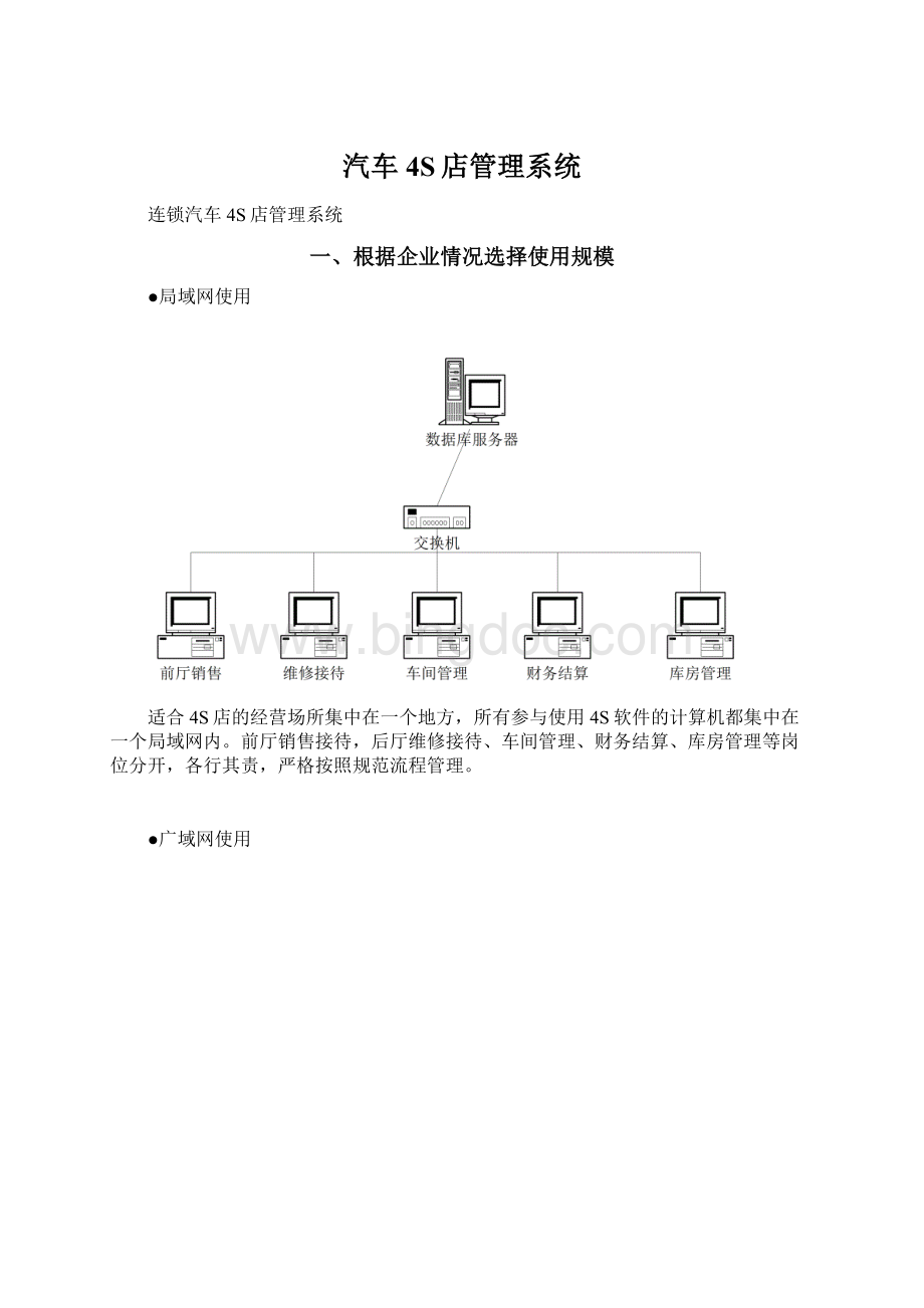 汽车4S店管理系统Word文件下载.docx_第1页