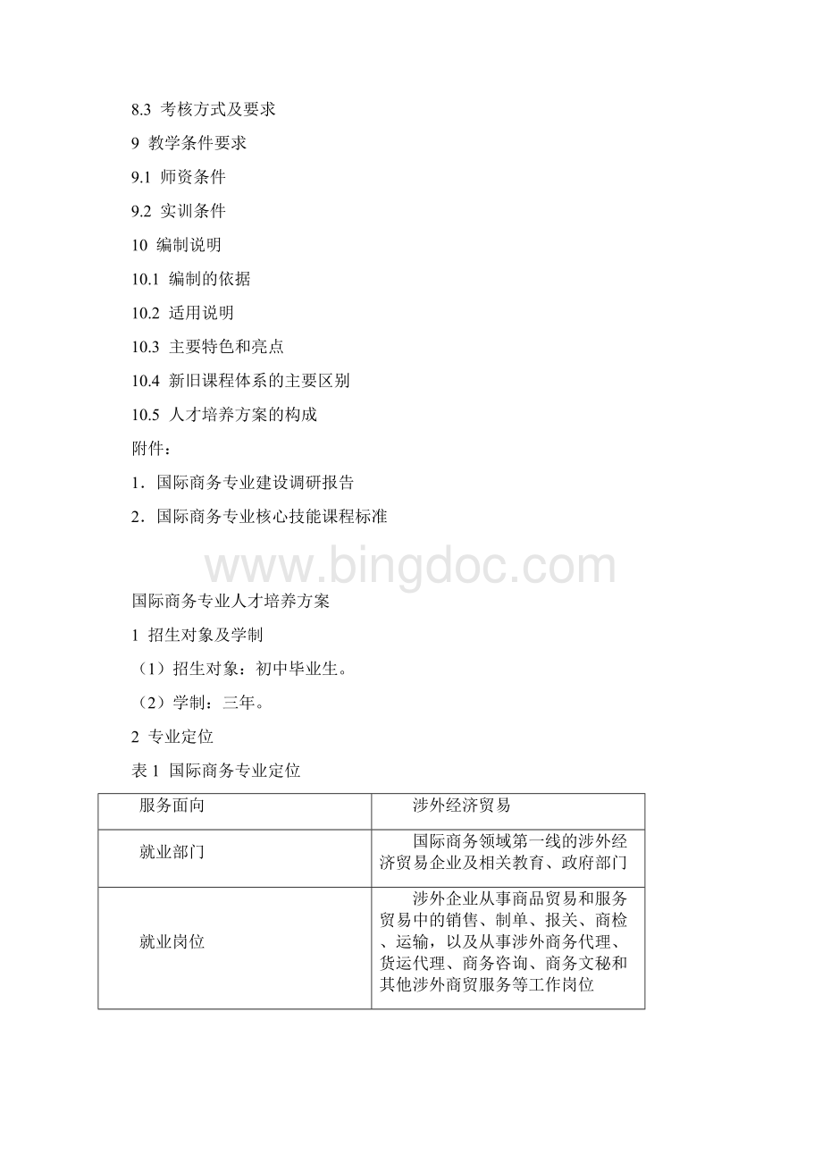 国际商务专业人才培养方案Word下载.docx_第2页