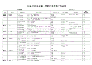 上日常教学工作安排.xls