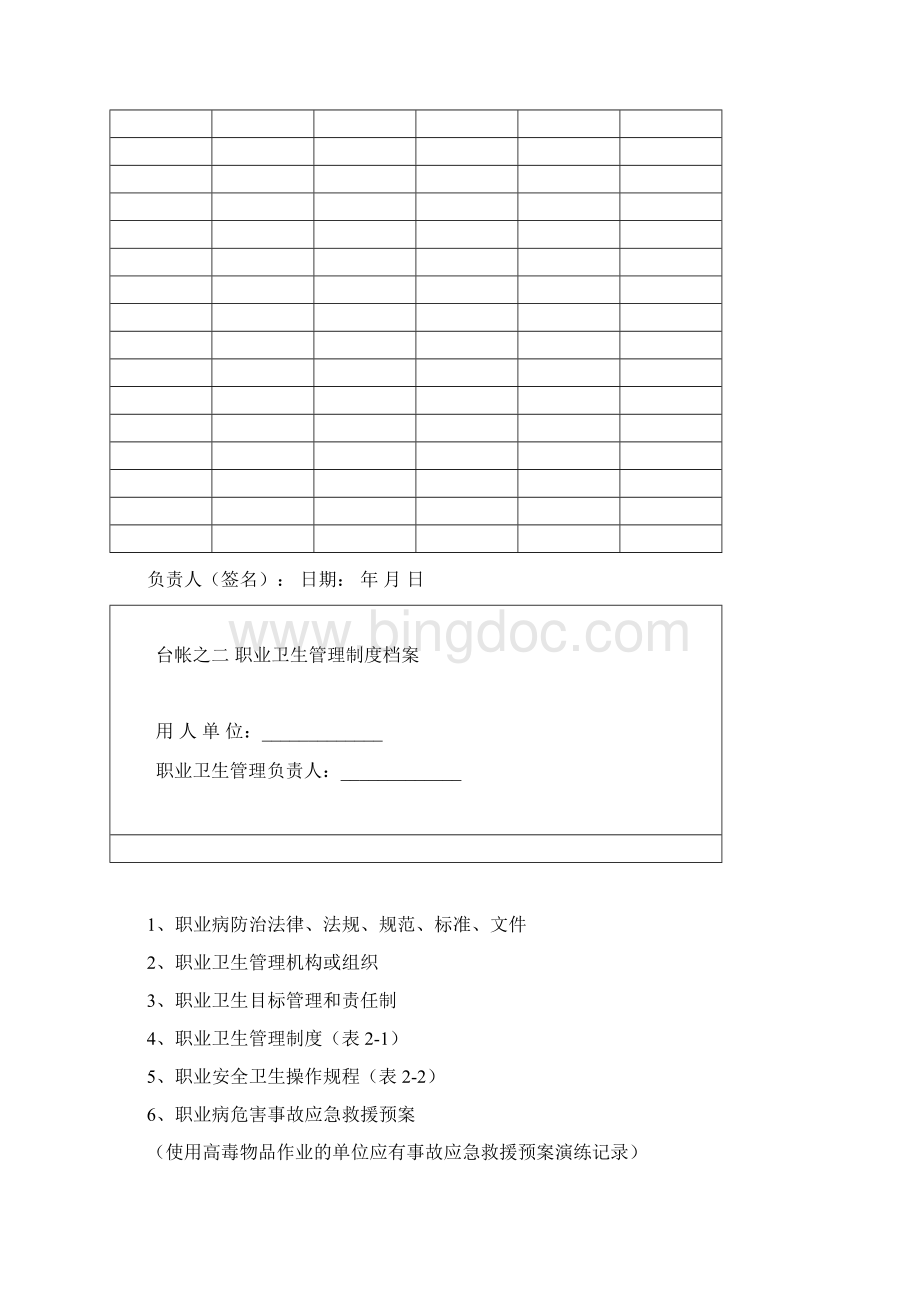 职业卫生管理台账Word文档格式.docx_第3页