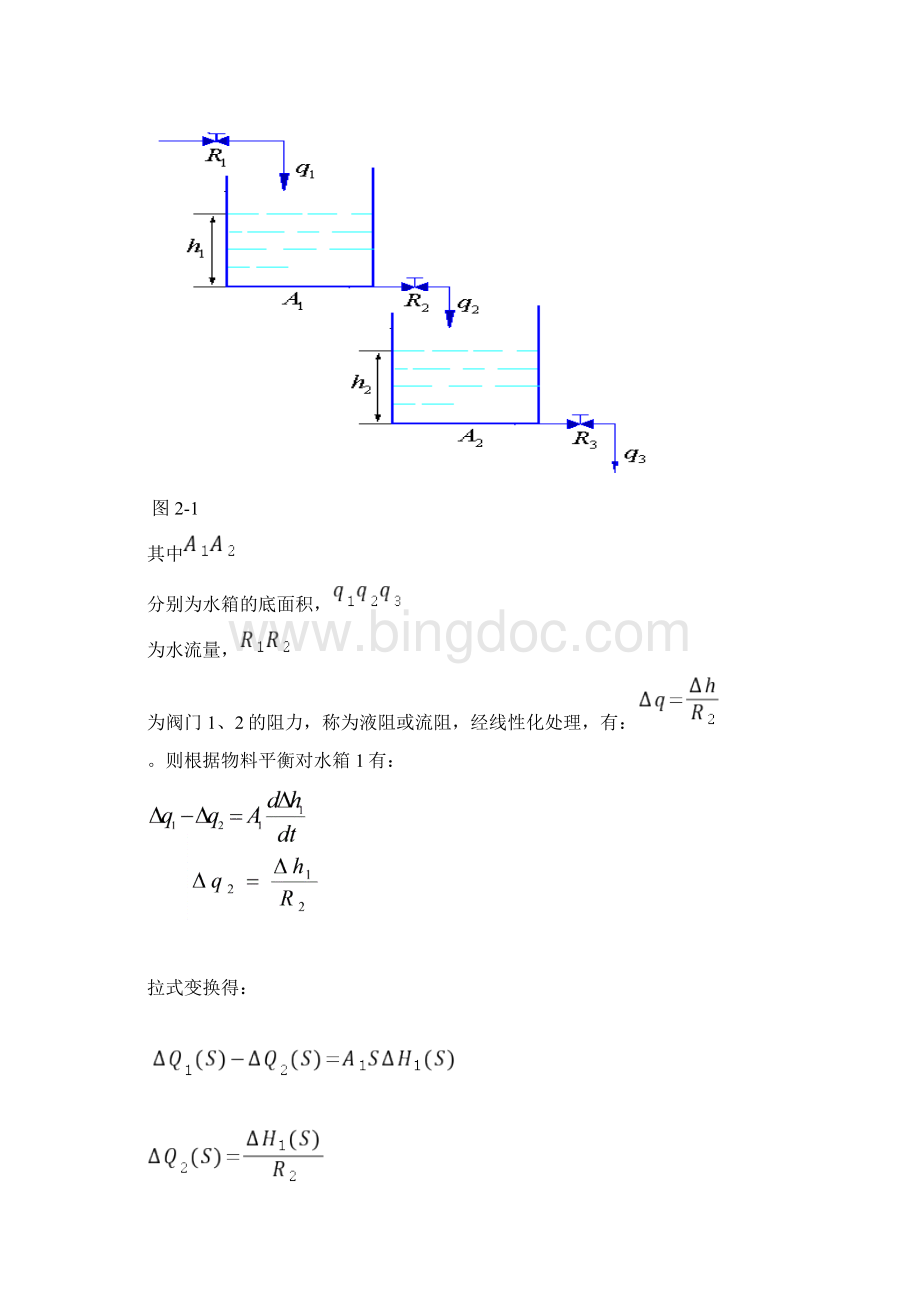 双容水箱液位控制系统.docx_第3页