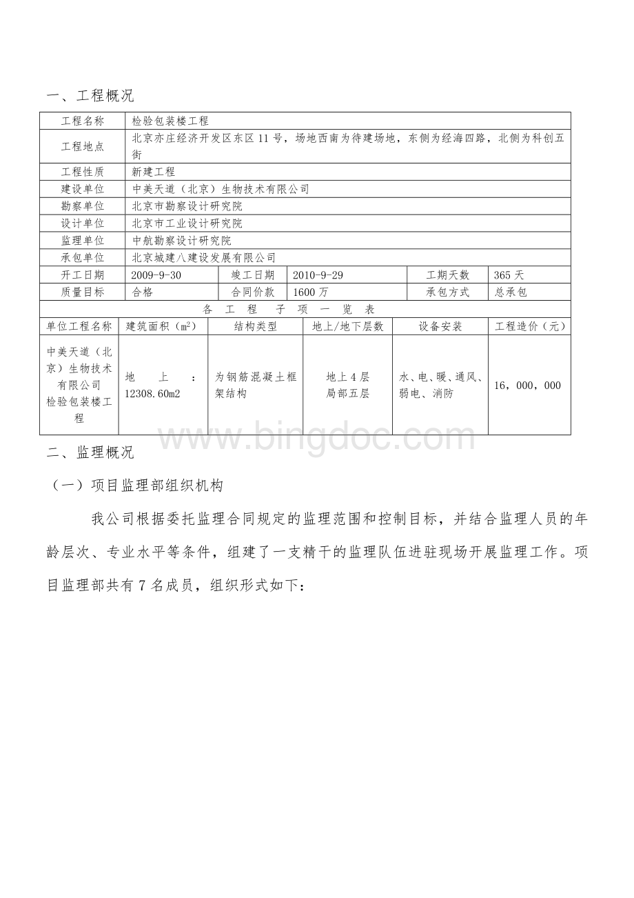 工程监理工作总结检验包装楼Word文件下载.doc_第2页