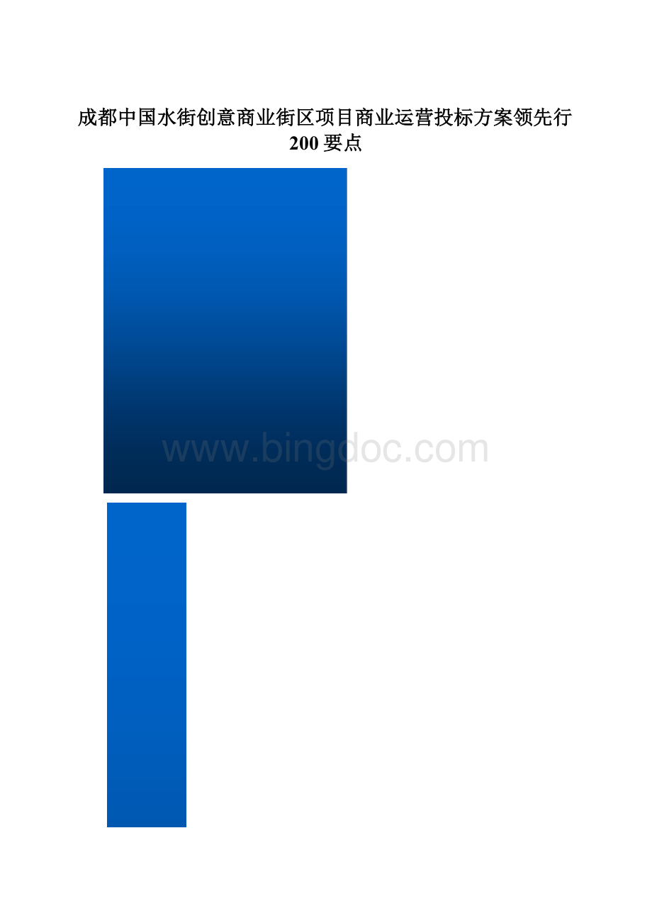 成都中国水街创意商业街区项目商业运营投标方案领先行200要点Word下载.docx_第1页