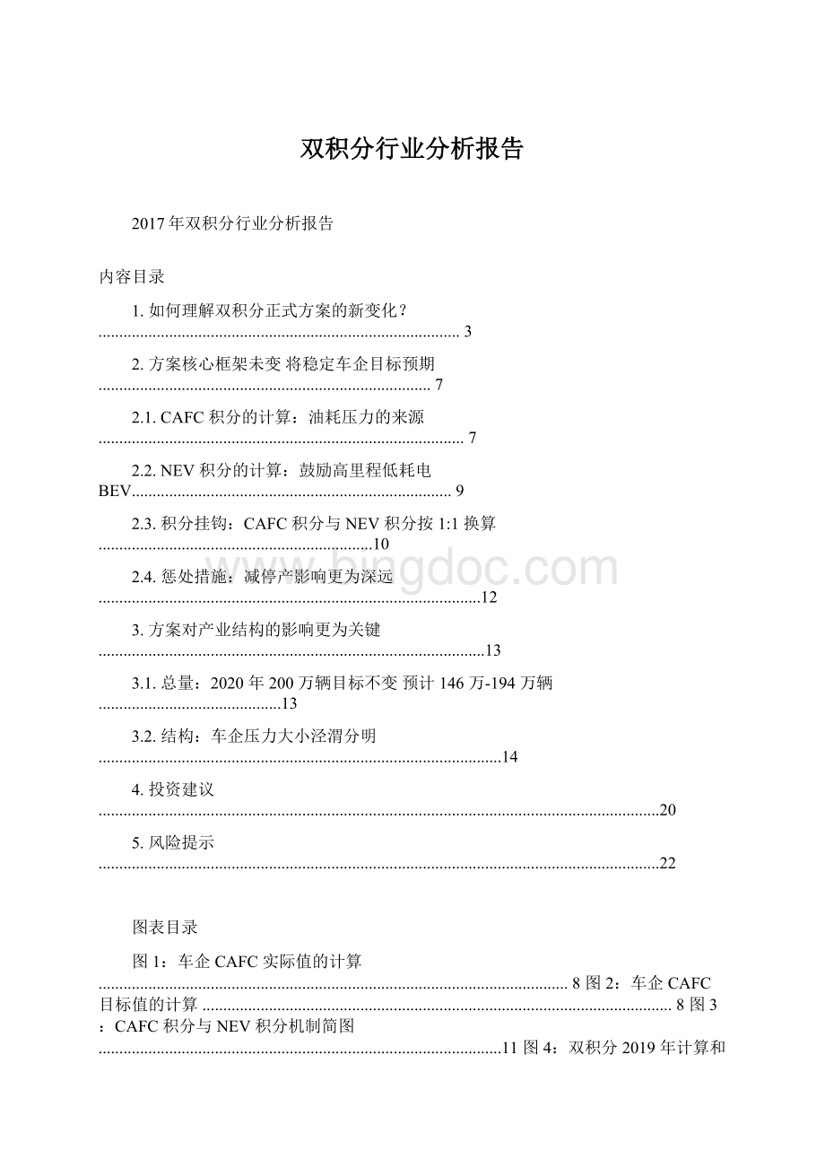 双积分行业分析报告.docx_第1页