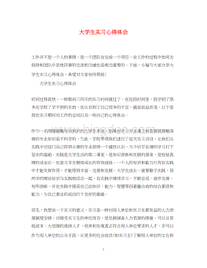 2023大学生实习心得体会3.docx