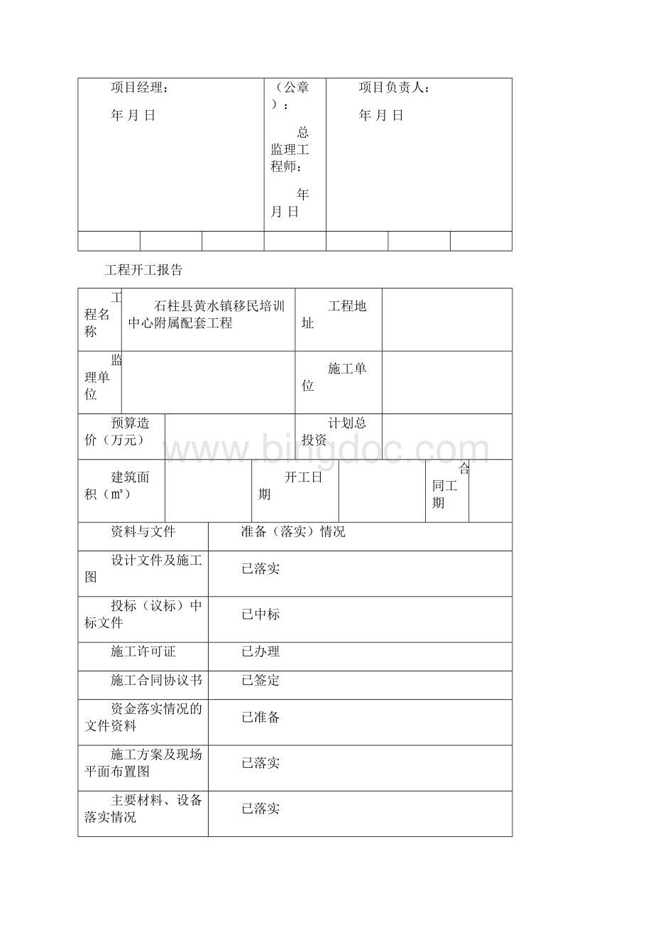 装饰装修工程竣工验收资料表格大全Word下载.docx_第3页