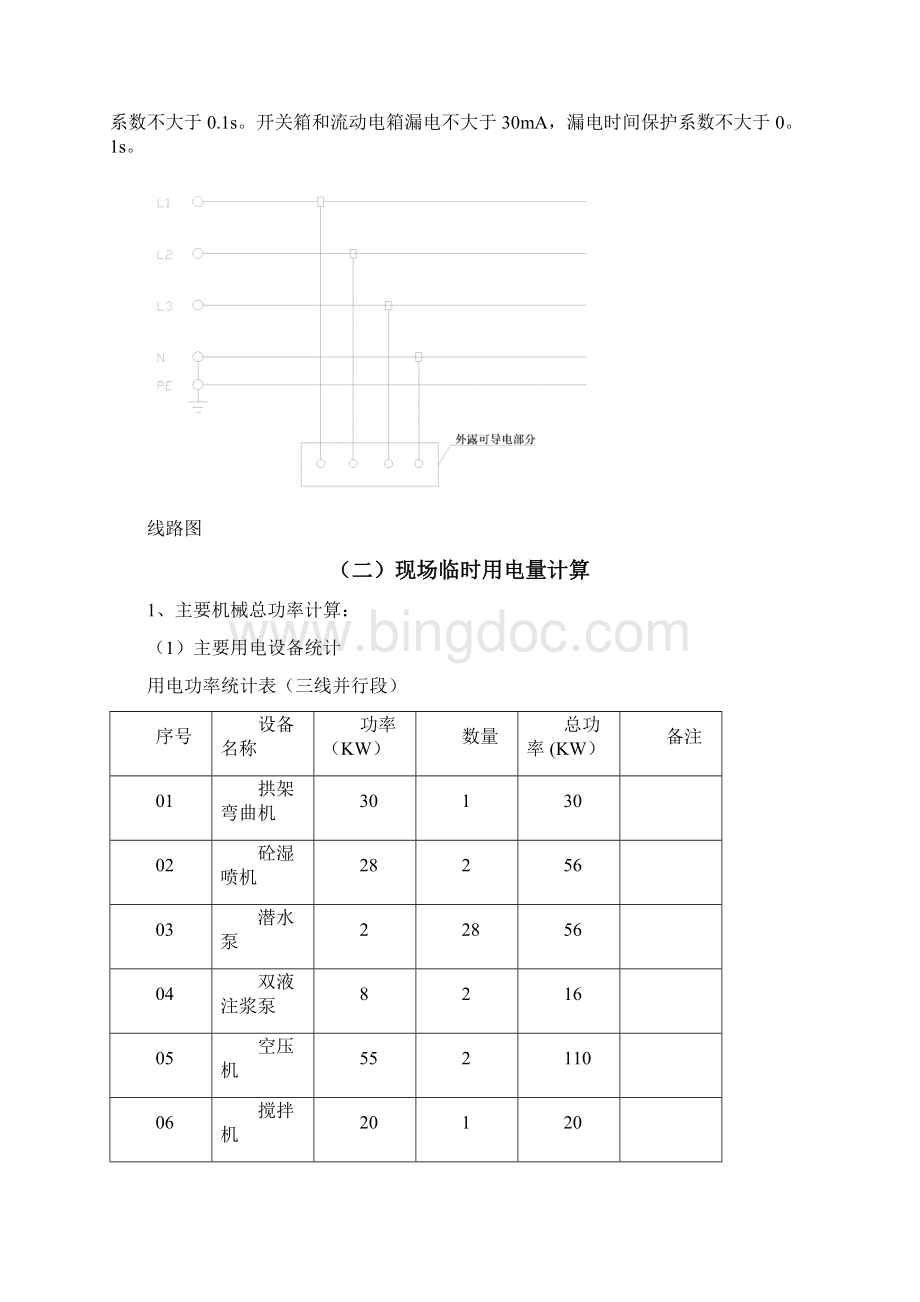 地铁项目临时用电施工方案方案Word文件下载.docx_第3页