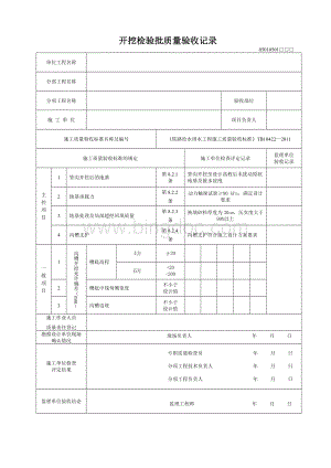 铁路给水排水工程施工质量验收标准(新2011版表格).doc