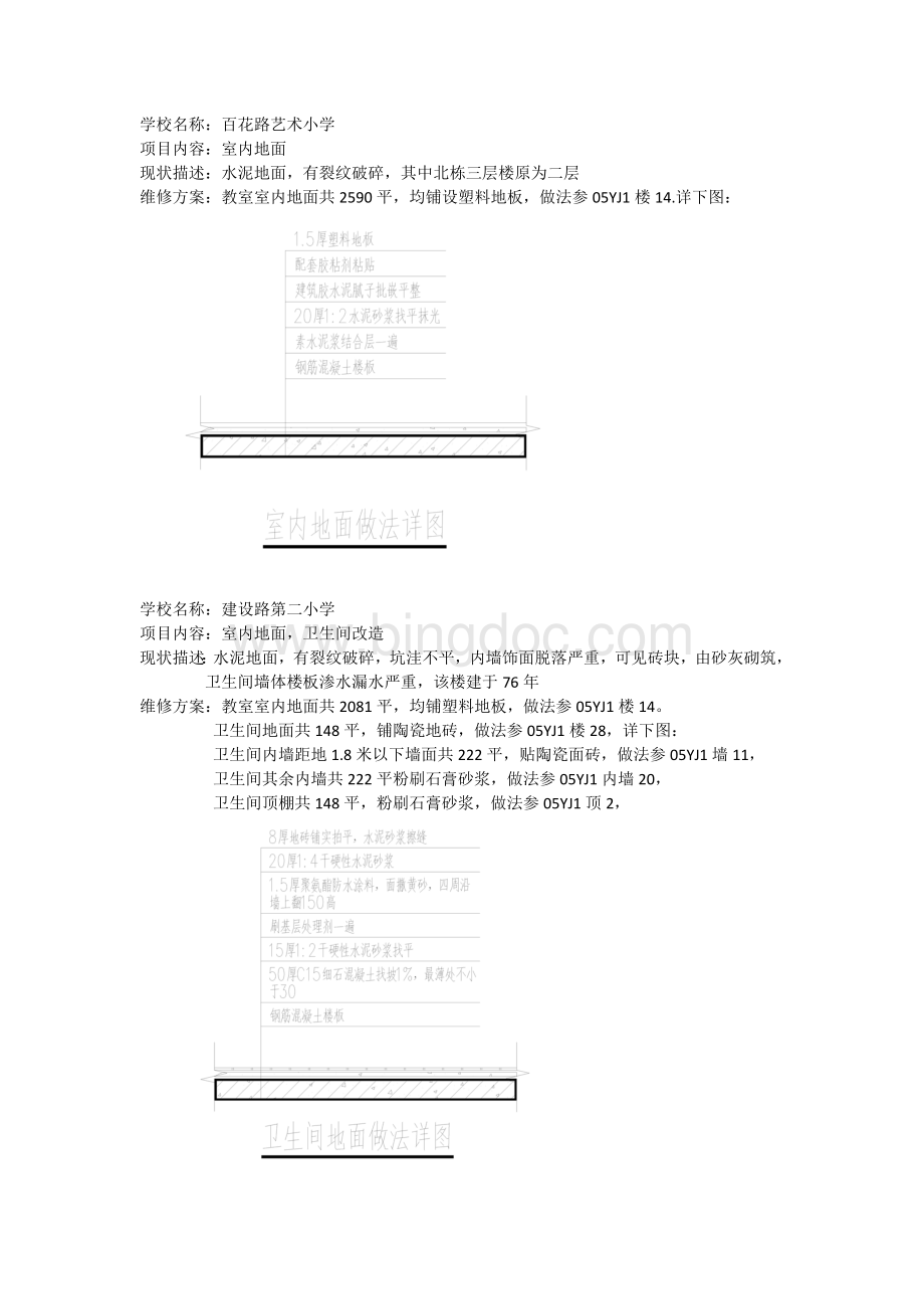 学校暑期维修方案Word文件下载.doc_第1页