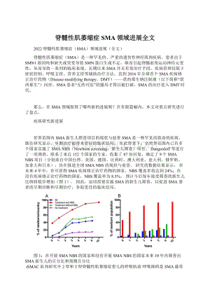 脊髓性肌萎缩症SMA领域进展全文Word文件下载.docx