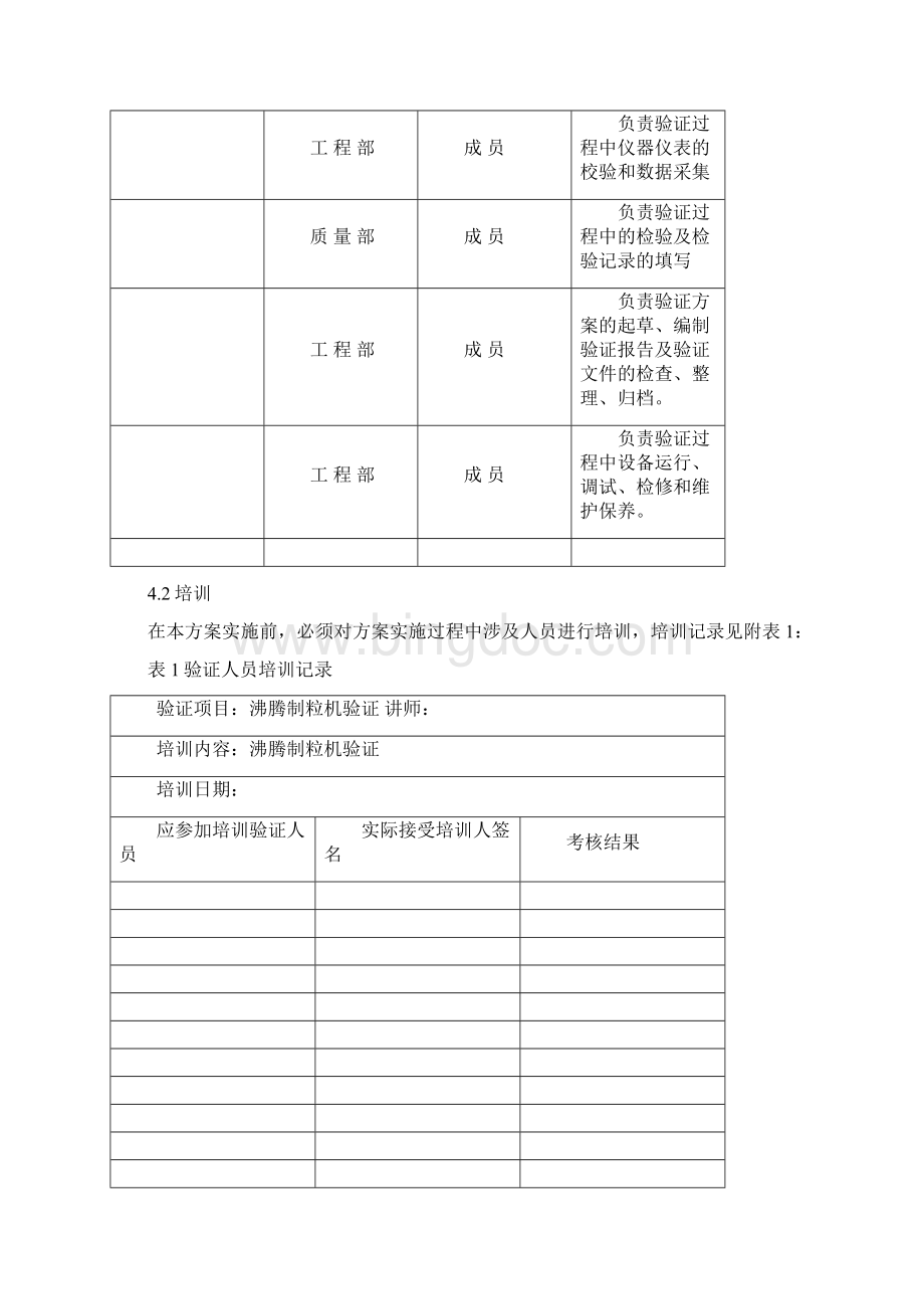 沸腾制粒机验证方案试生产用不到826.docx_第3页