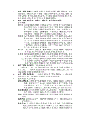 建设监理概论知识点整理Word下载.docx