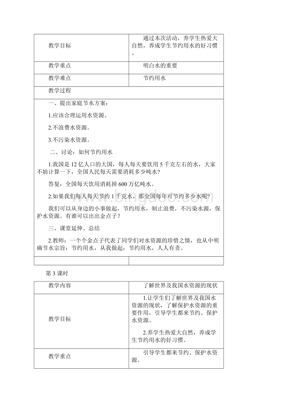 贵州版小学四年级下册综合实践教案全册.docx_第2页