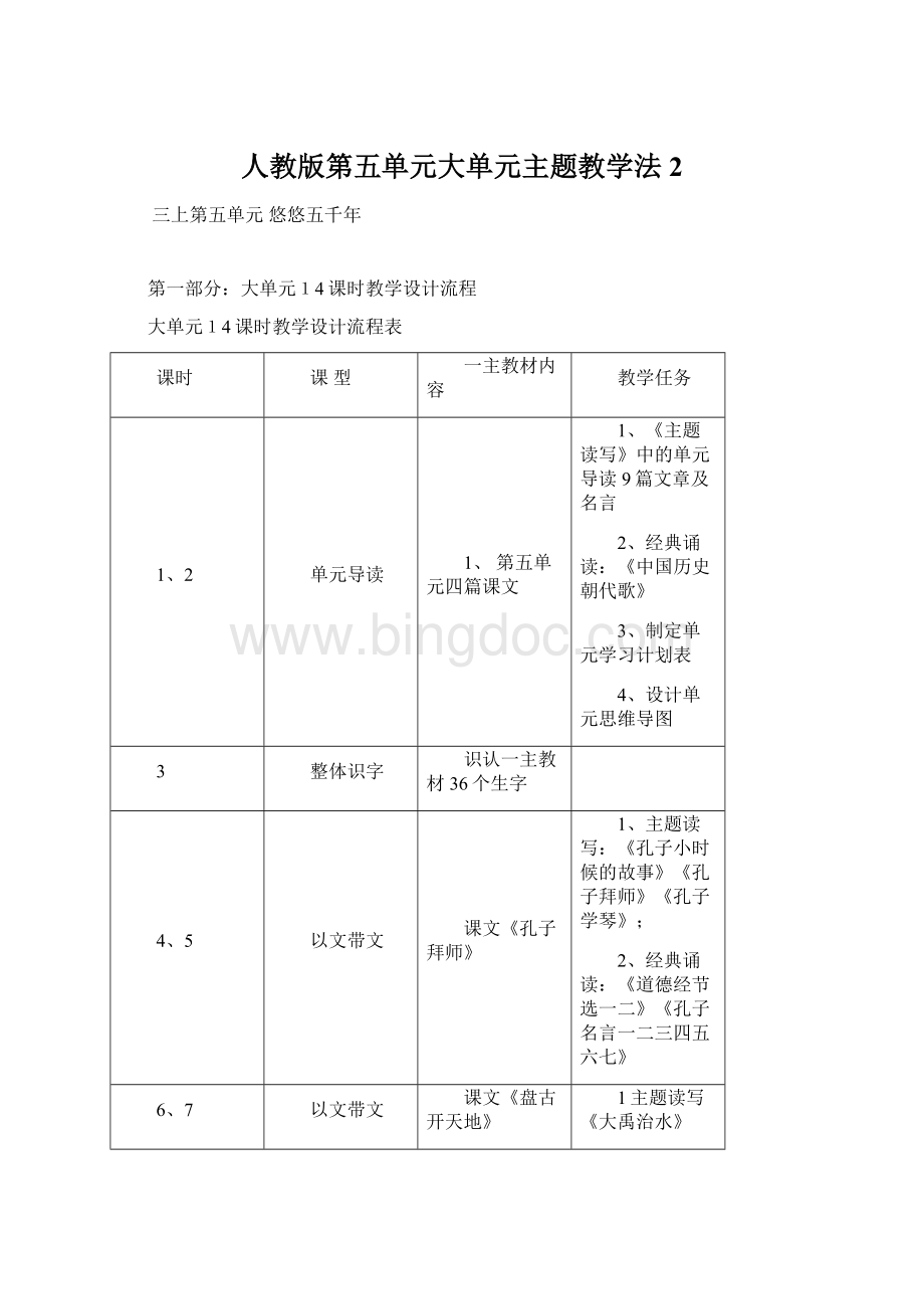 人教版第五单元大单元主题教学法2.docx_第1页