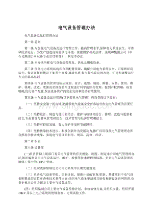 电气设备管理办法Word格式文档下载.docx