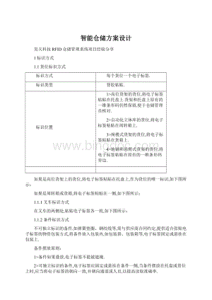 智能仓储方案设计文档格式.docx