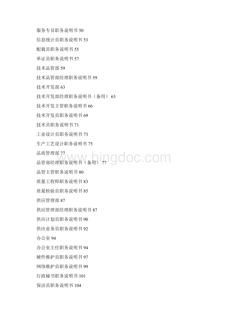 职位说明书大全1.docx_第2页