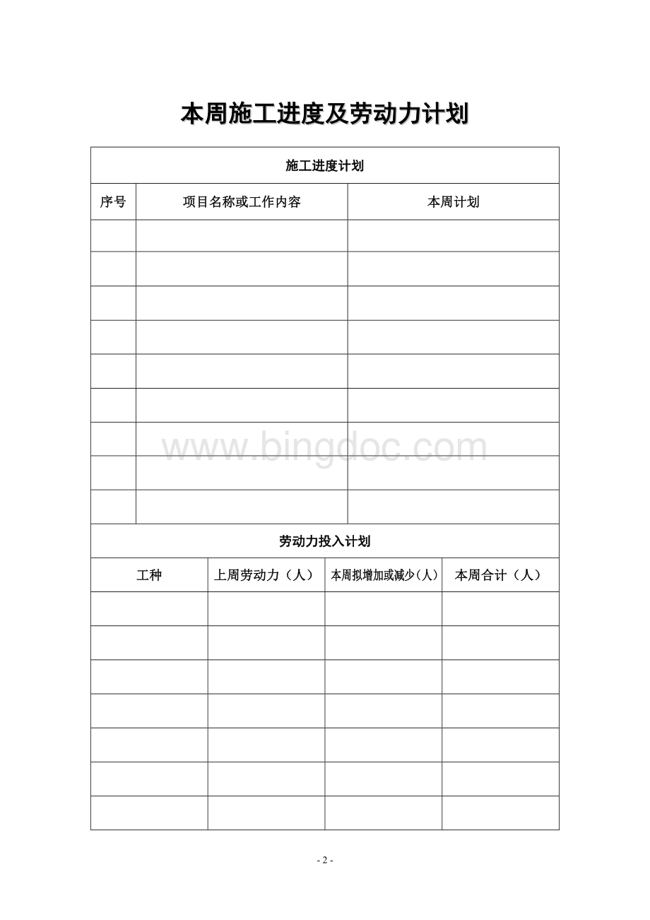 施工单位周报文档格式.doc_第3页