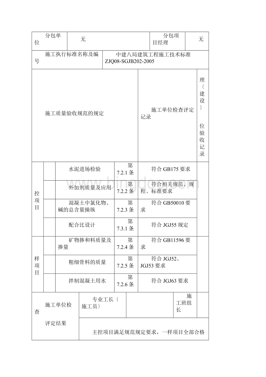 混凝土原材料检验批质量验收记录表.docx_第3页