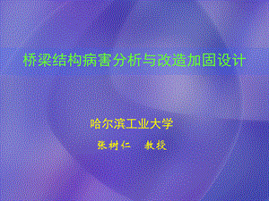 桥梁结构病害分析与改造加固设计.ppt