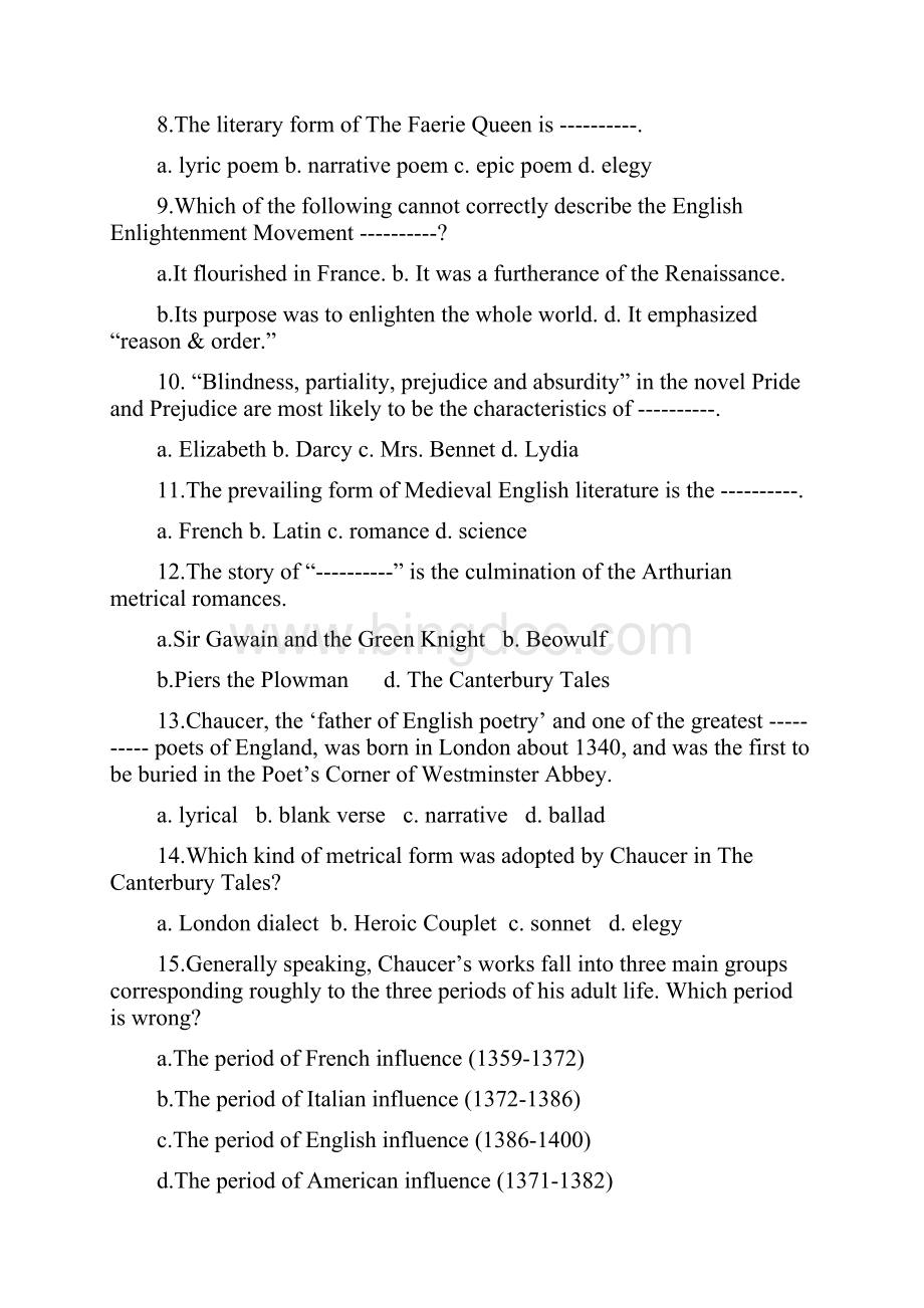 英国文学复习题含答案.docx_第2页