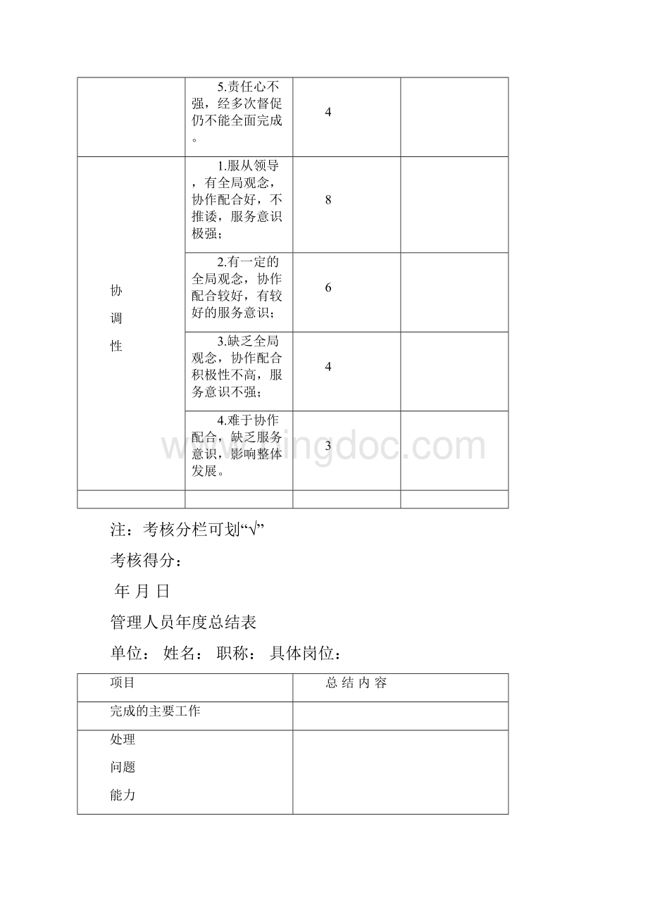 管理人员考核打分表.docx_第3页