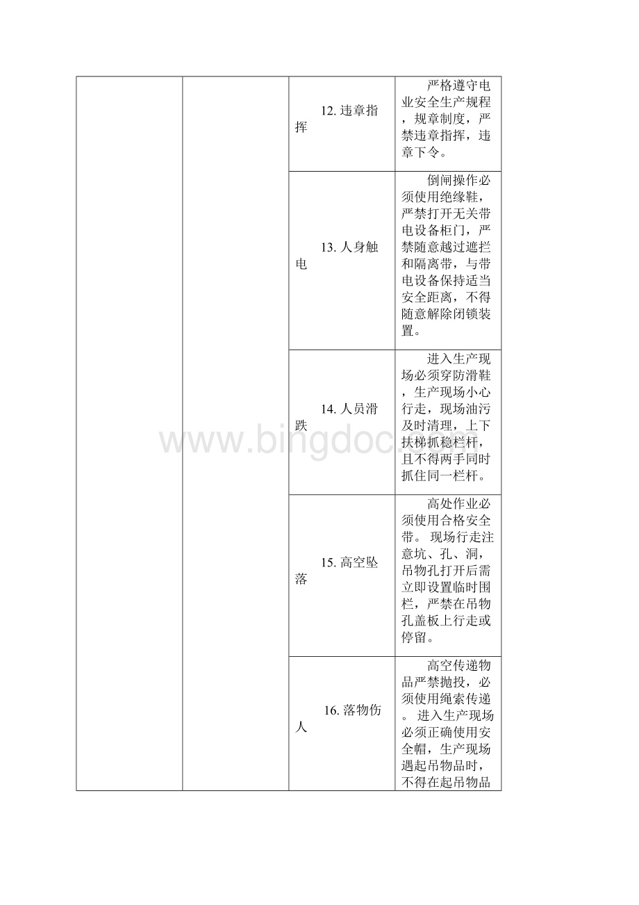 水电站运行部分危险点分析与控制措施.docx_第3页