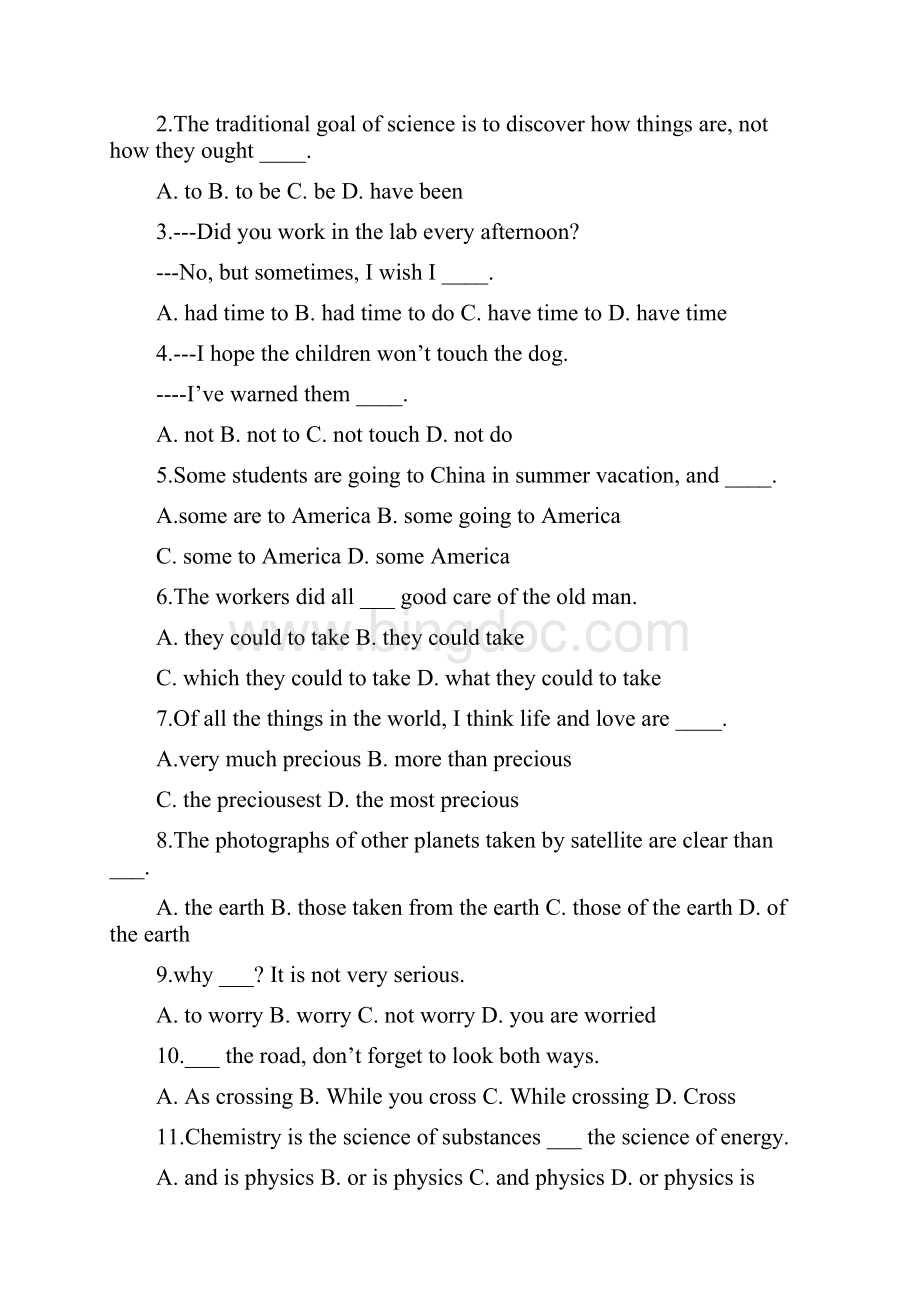 高中英语省略句专项练习.docx_第3页