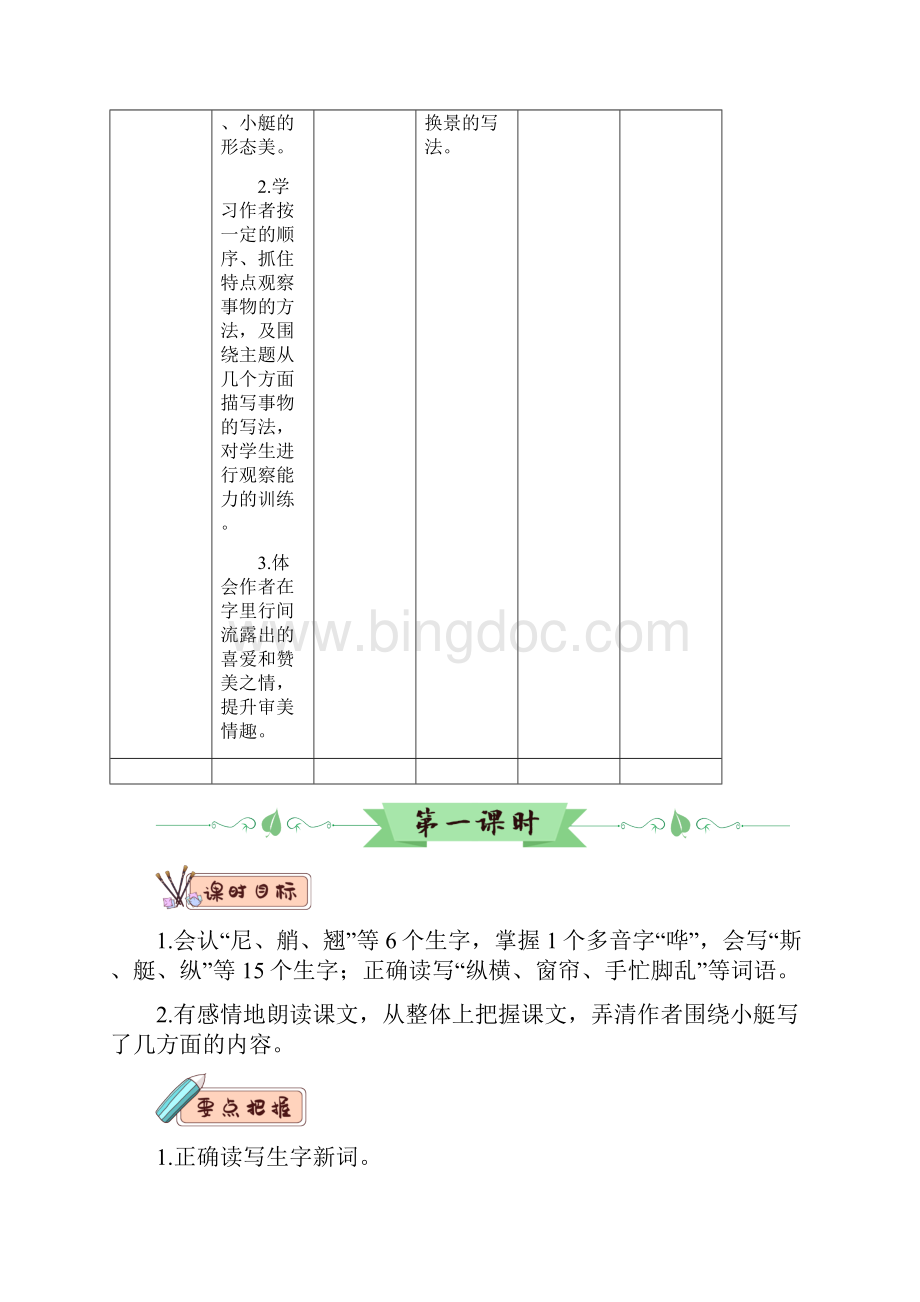 最新部编版五年级语文下册精编18 威尼斯的小艇教案.docx_第2页