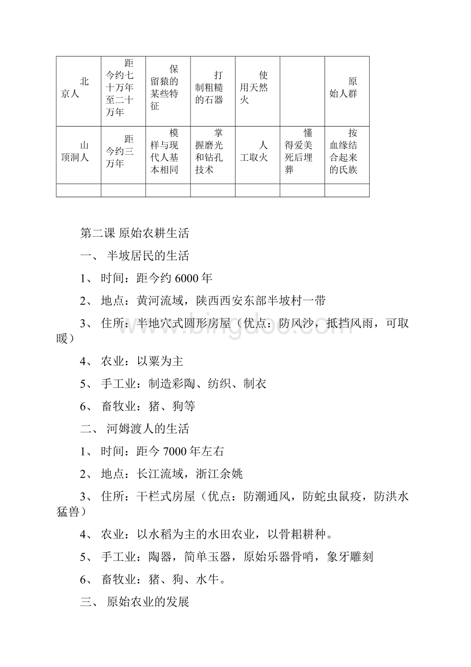 七年级历史上册知识点总结.docx_第2页