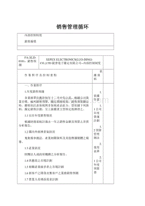 销售管理循环.docx