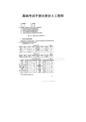 基础考试手册注册岩土工程师.docx