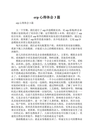 erp心得体会3篇.docx