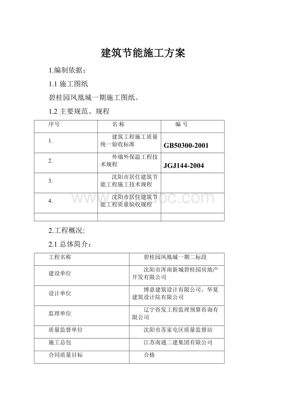 建筑节能施工方案.docx